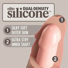 King Cock 7" Vibrating Silicone Dual Density Cock