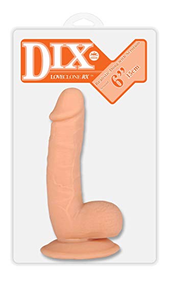 Dix Dong 6" Realistic Suction Base Dildo