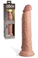 King Cock 9" Vibrating Silicone Dual Density Cock
