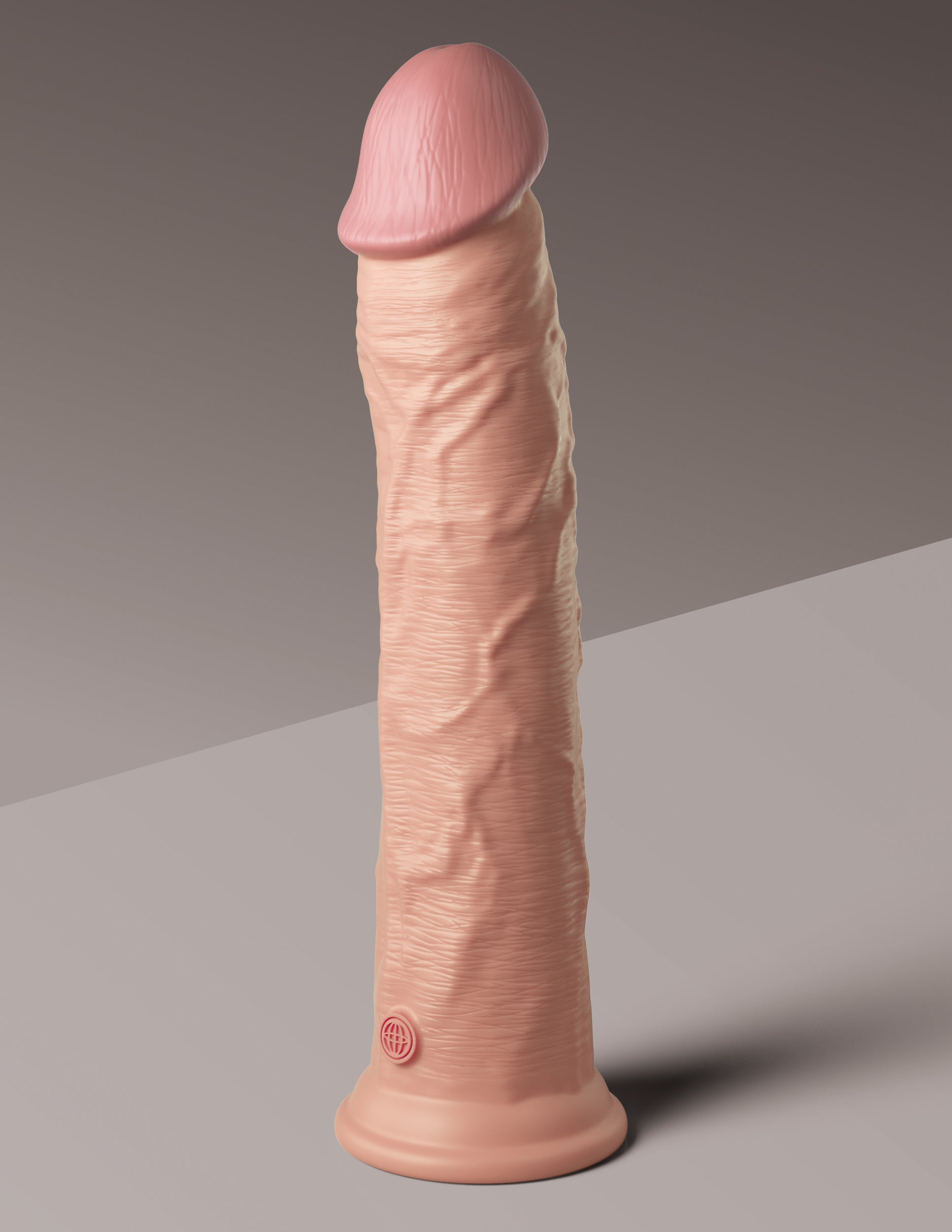 King Cock 6" Vibrating Silicone Dual Density Cock