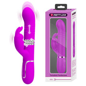 Pretty Love Twinkled Tenderness Beaded Thrusting Rabbit Vibrator
