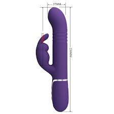 Pretty Love Twinkled Tenderness Beaded Thrusting Rabbit Vibrator