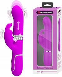 Pretty Love Twinkled Tenderness Beaded Thrusting Rabbit Vibrator