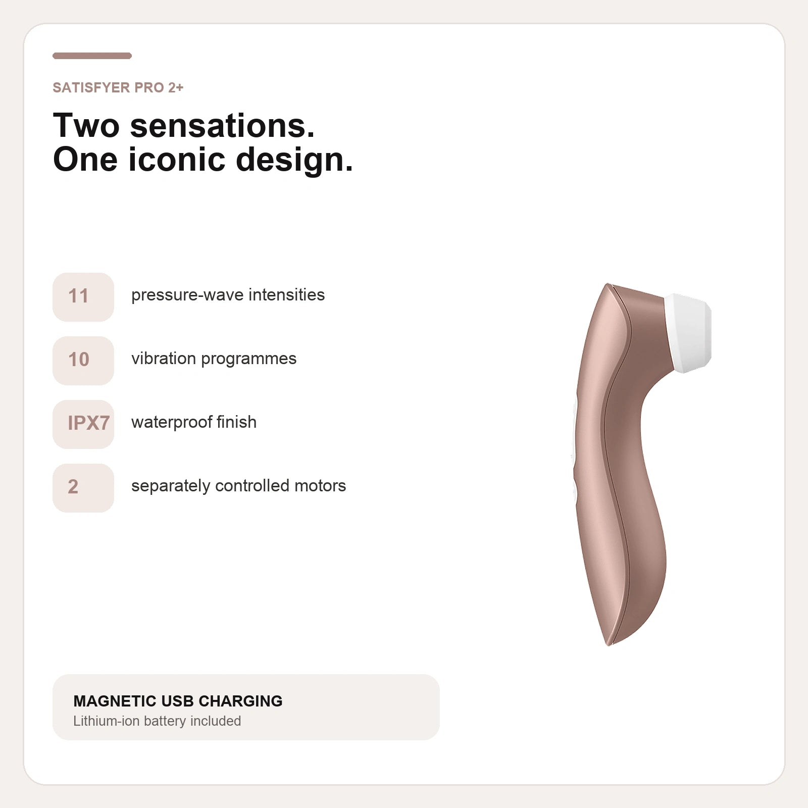 Satisfyer Pro 2+ with Vibration Clitoral Stimulator