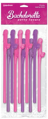 Bachelorette Pecker Straws 10pk