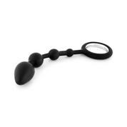 9" Silicone Anal Beads with Pull Ring