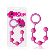 9" Silicone Anal Beads with Pull Ring