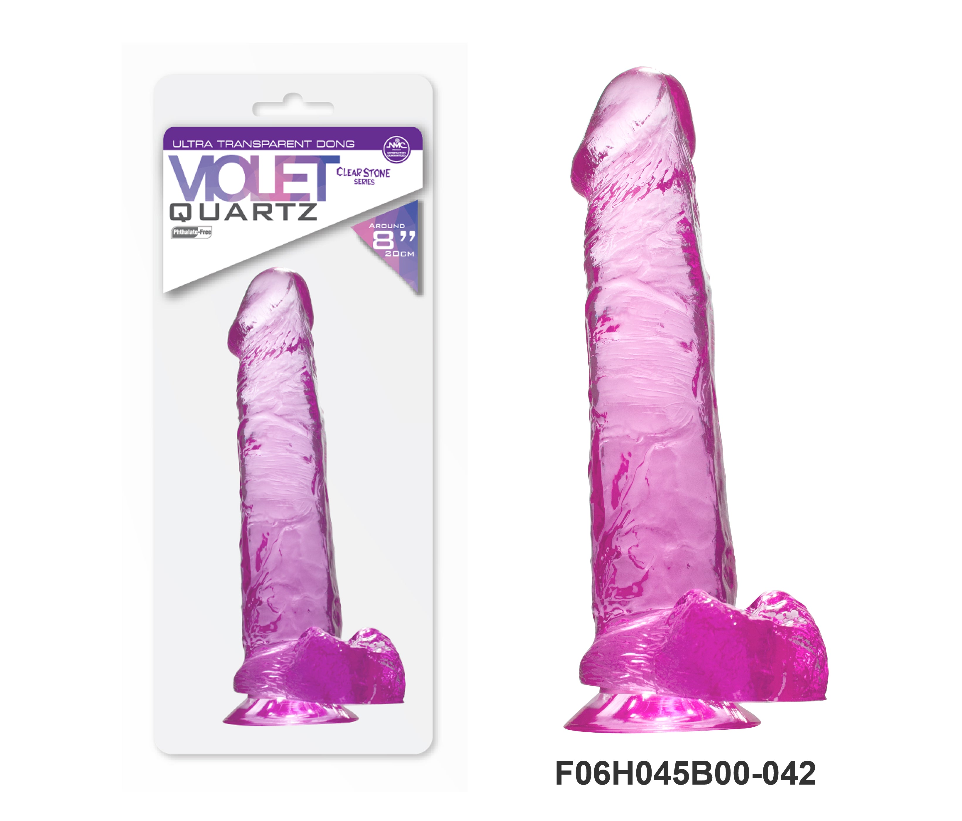 Quartz Dildo 8"