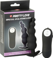 Pretty Love Vibrating Butt Plug with Remote