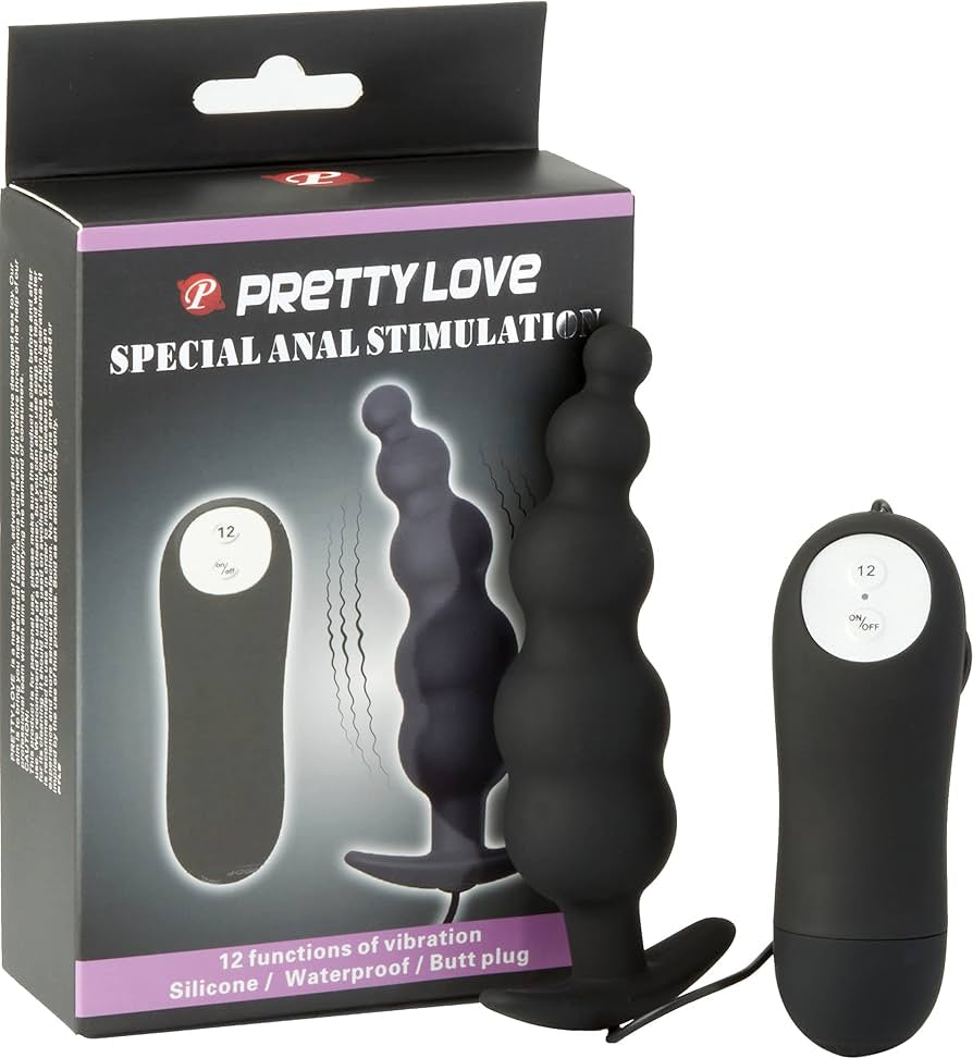 Pretty Love Vibrating Butt Plug with Remote