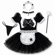 French Fantasy Maid Costume (Includes Accessories)