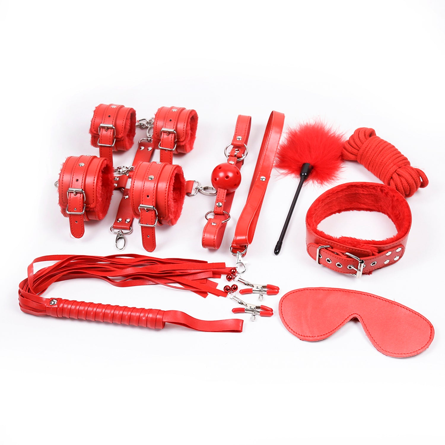 11 Piece Fetish Bondage Kit