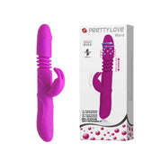 Pretty Love Ward Thrusting Beaded Rabbit Vibrator