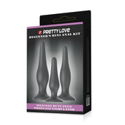 Pretty Love Silicone Anal Kit (3pc)