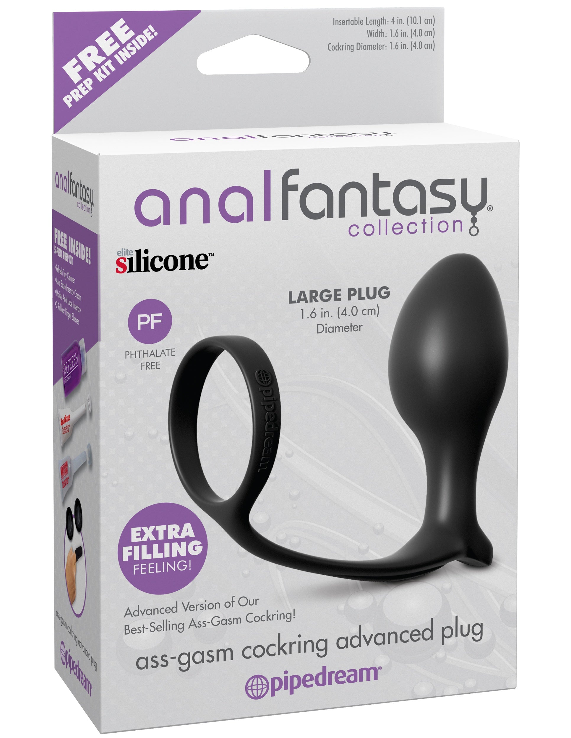 Anal Fantasy Ass Gasm Cockring Advanced Plug