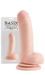 Basix 8" Suction Dildo