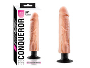 Conqueror Vibrating Suction Base Dildo