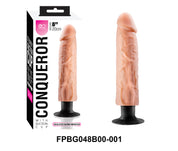 Conqueror Vibrating Suction Base Dildo