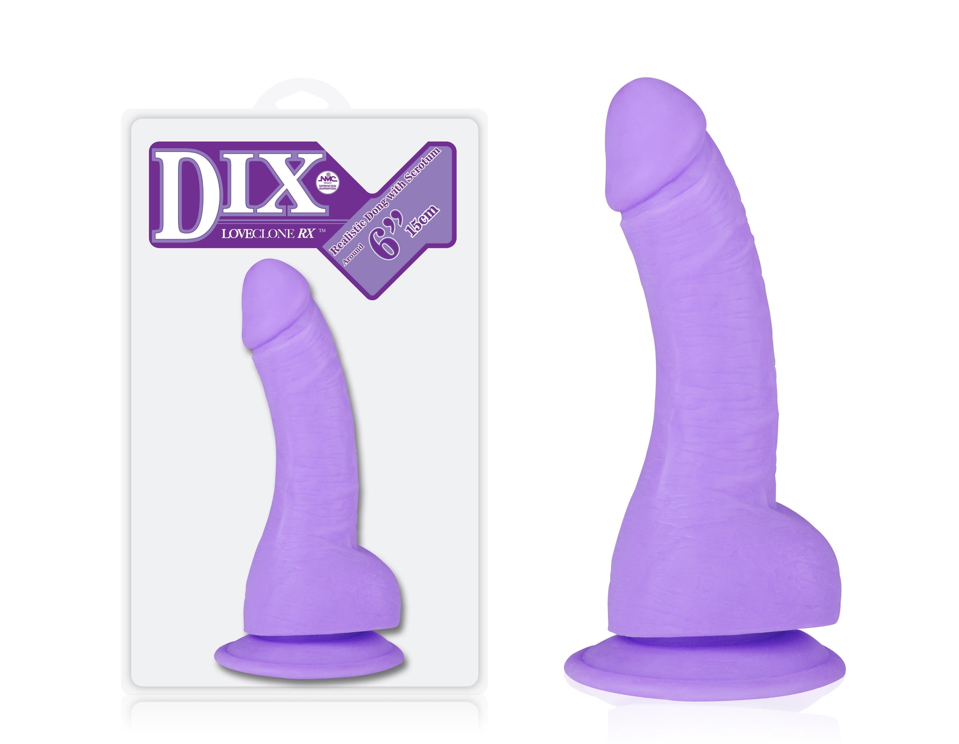 Dix Dong 6" Realistic Suction Base Dildo