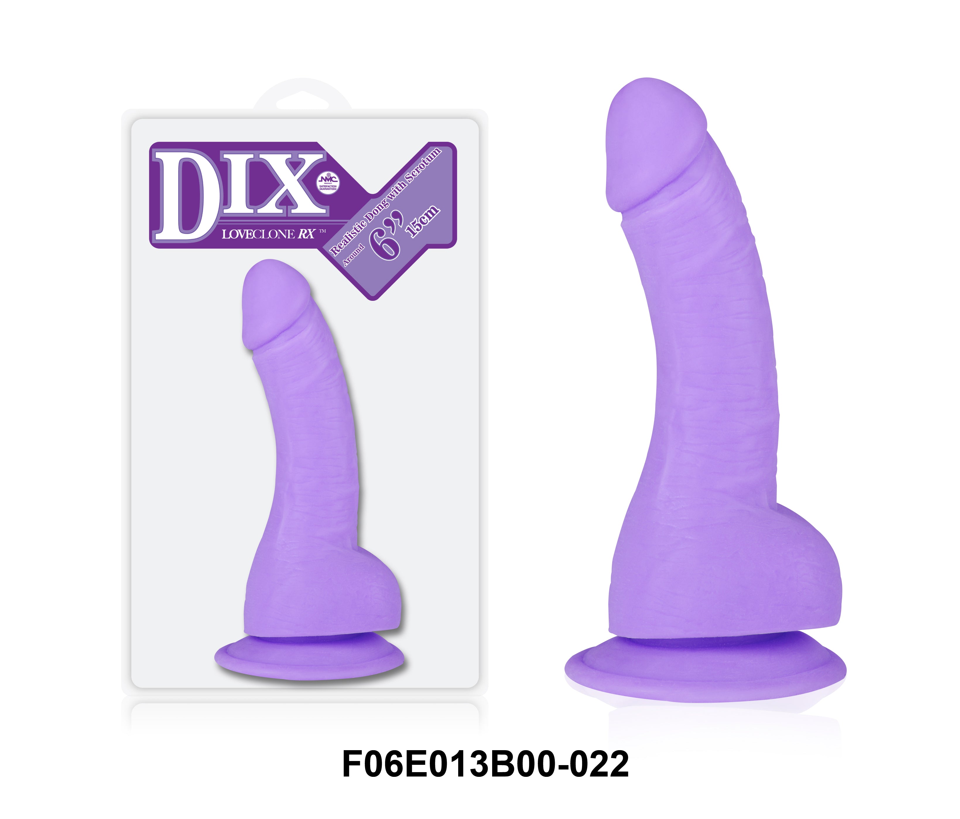 Dix Dong 6" Realistic Suction Base Dildo