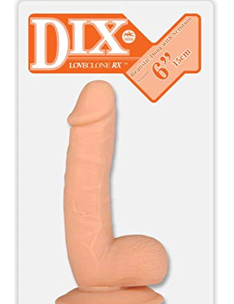 Dix Dong 6" Realistic Suction Base Dildo