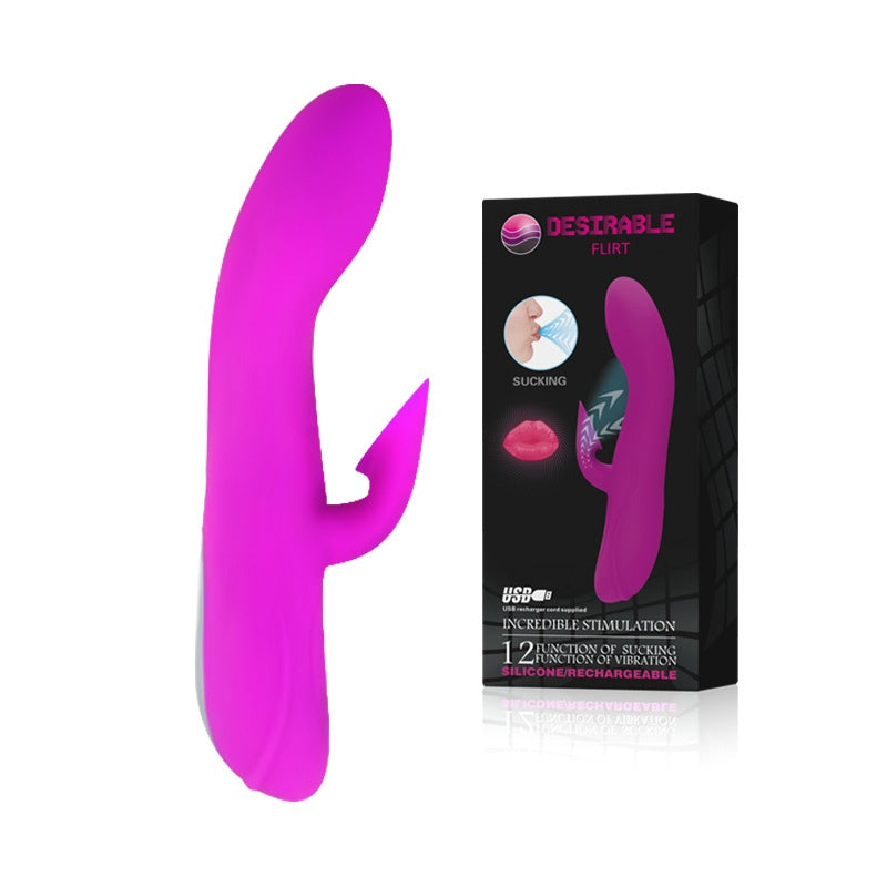 Desirable Flirt Vibrator with Suction Function