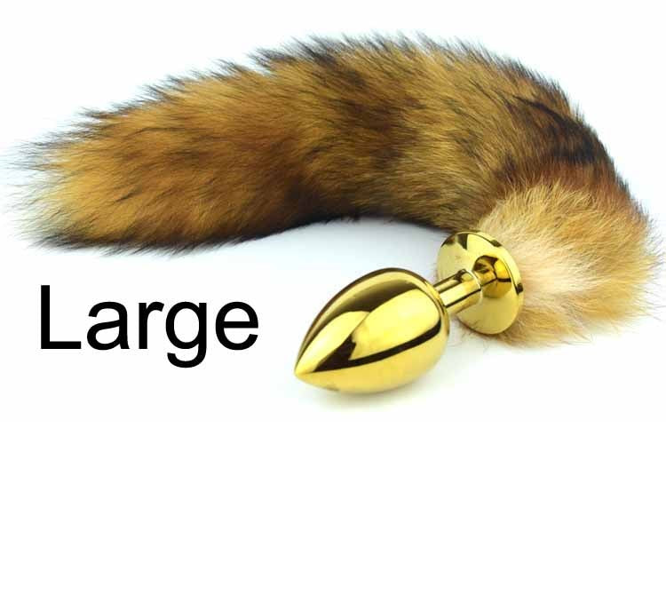 Foxtail Plug Gold Large