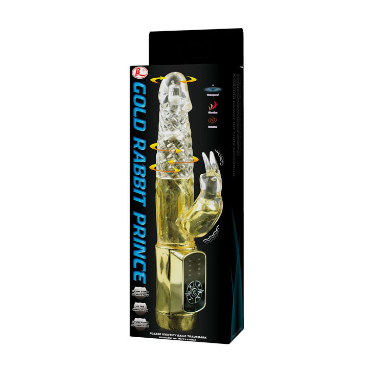 Gold Rabbit Prince Vibrator