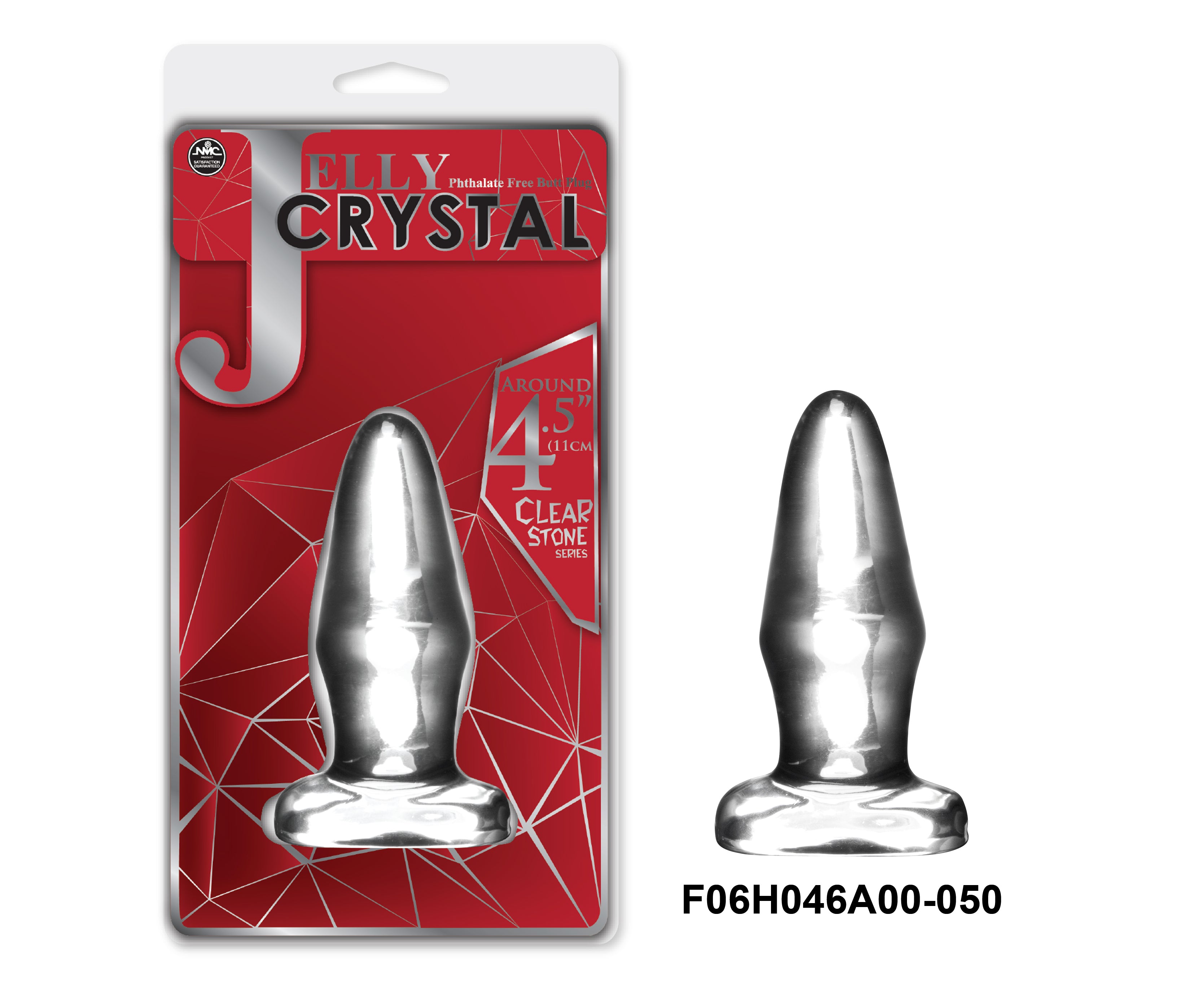 Jelly Crystal Clear Butt Plug