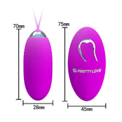 Pretty Love Jenny Vibrating Egg with Wireless Remote