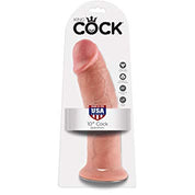 King Cock 10" Realistic Suction Dildo