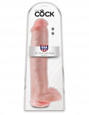 King Cock 15" With Balls Realistic Suction Dildo