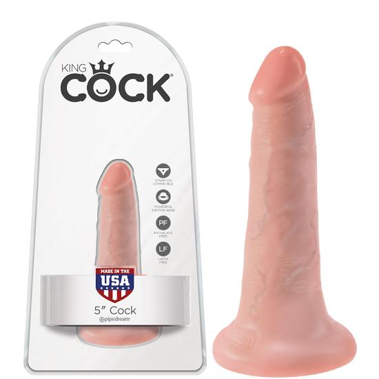 King Cock 5" Realistic Suction Dildo