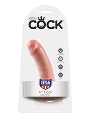 King Cock 6" Realistic Suction Dildo