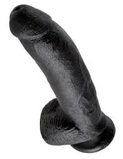 King Cock 9" With Balls Realistic Suction Dildo