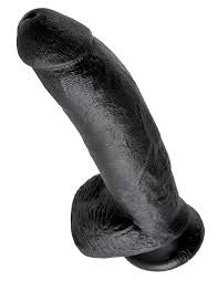 King Cock 9" With Balls Realistic Suction Dildo