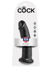 King Cock 9" Dong Realistic Suction Dildo