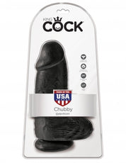 King Cock 9" Chubby Super Thick Realistic Suction Dildo