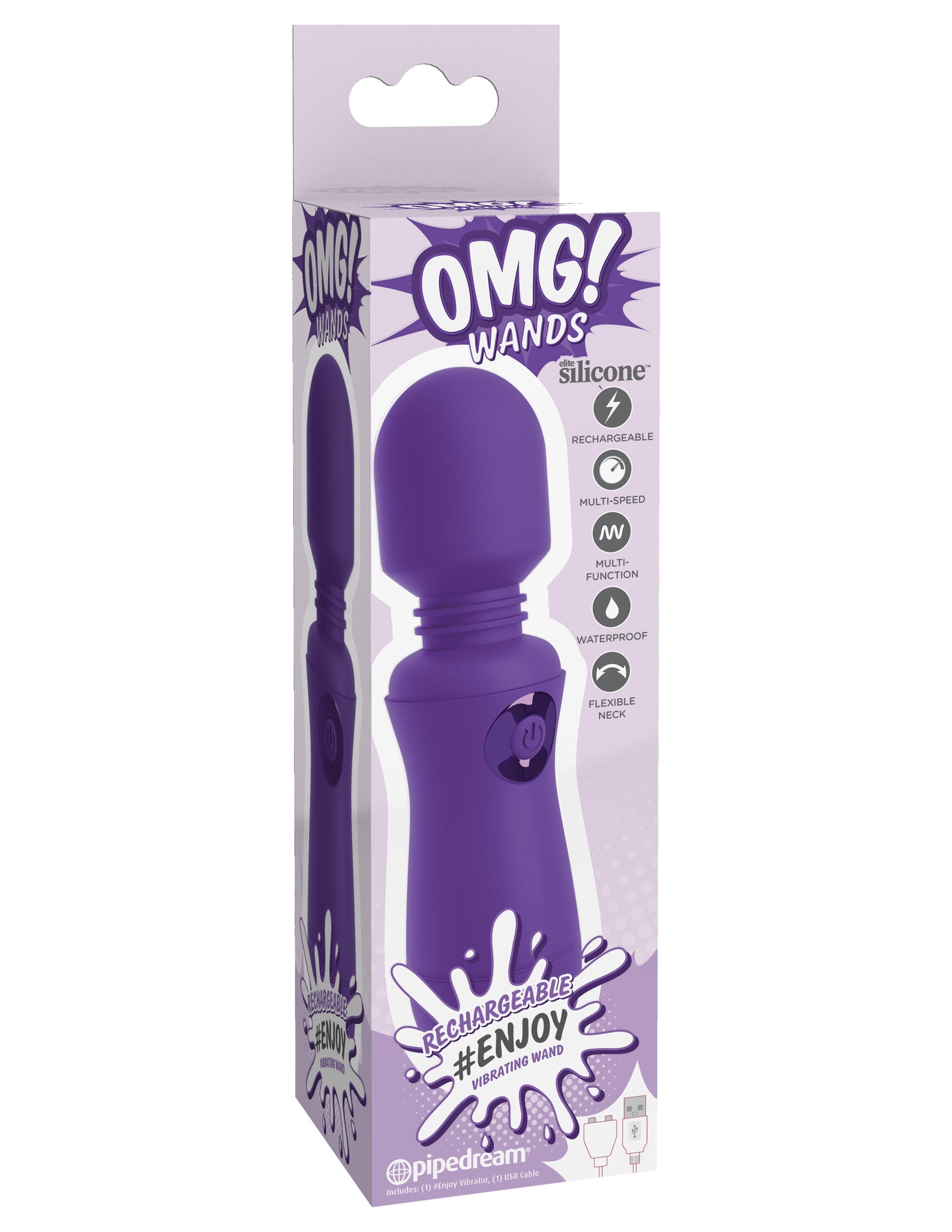 OMG Pocket Sized Wand Rechargeable Vibrator