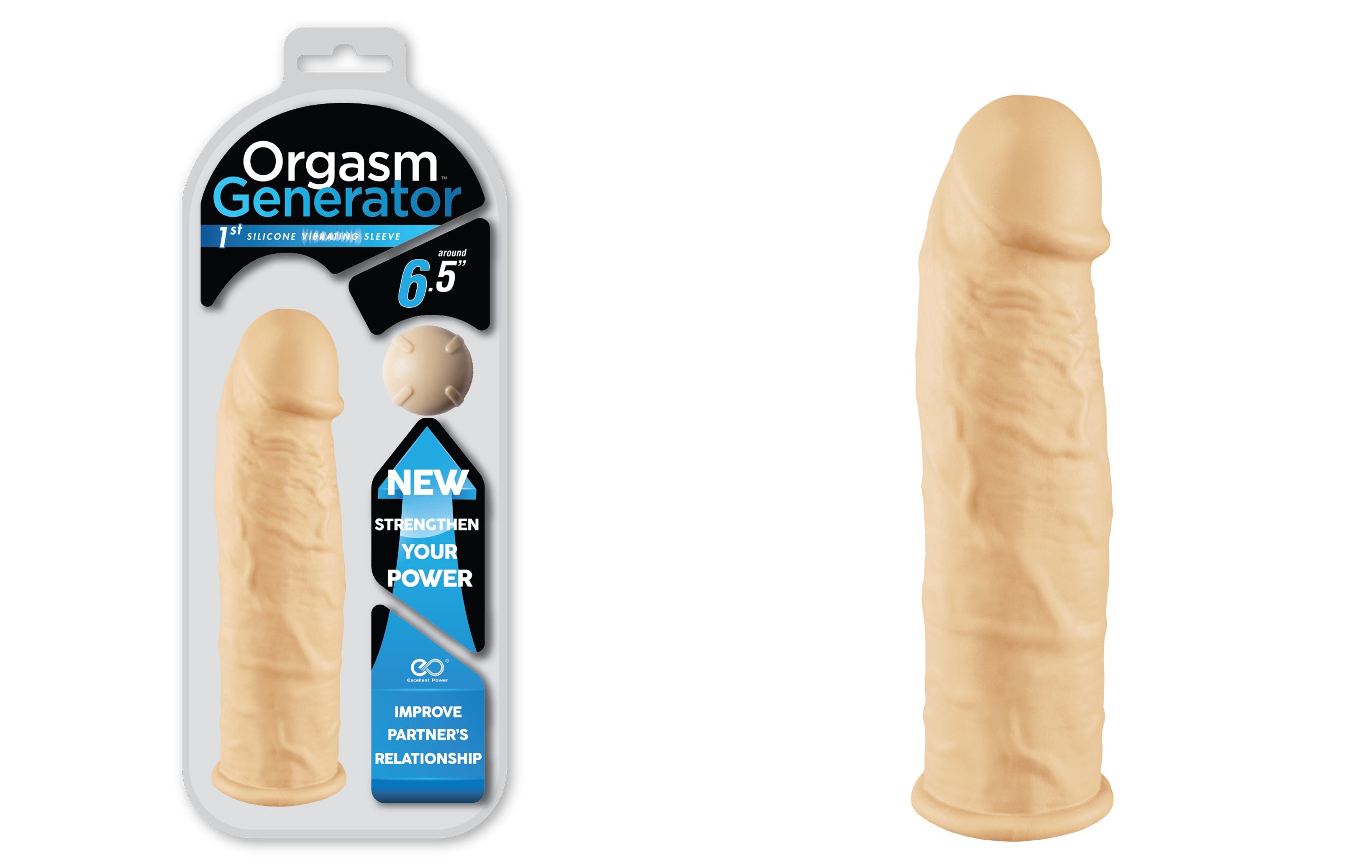 Orgasm Generator Vibrating Penis Sleeve