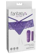 Fantasy For Her Crotchless Panty Vibrator With Wireless Remote