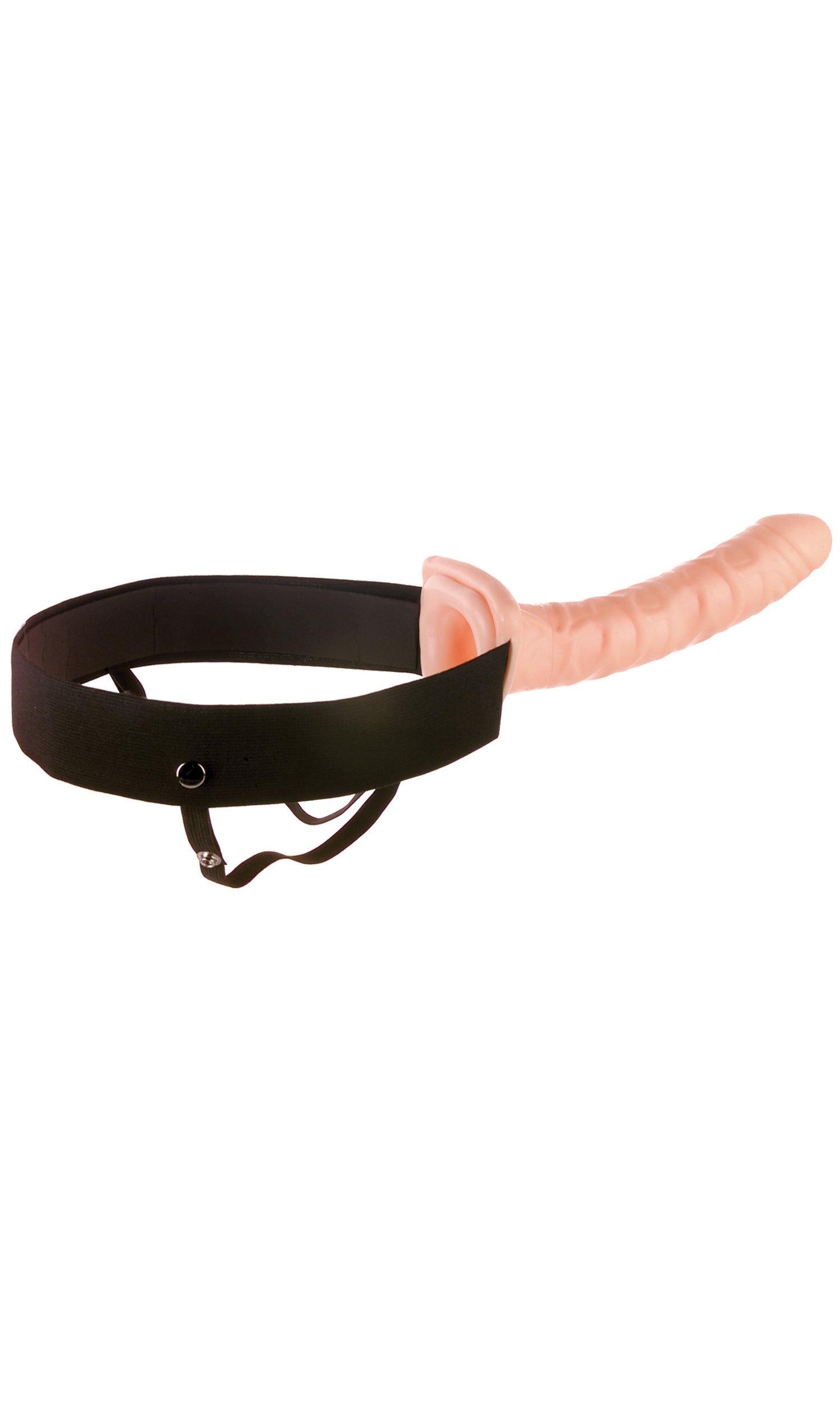 Fetish Fantasy 10" Hollow Strap On Flesh