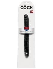 King Cock 12" Slim Double Ended Dildo