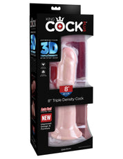 King Cock 8" Triple Density Suction Dildo