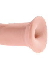 King Cock 9" Triple Density Suction Dildo