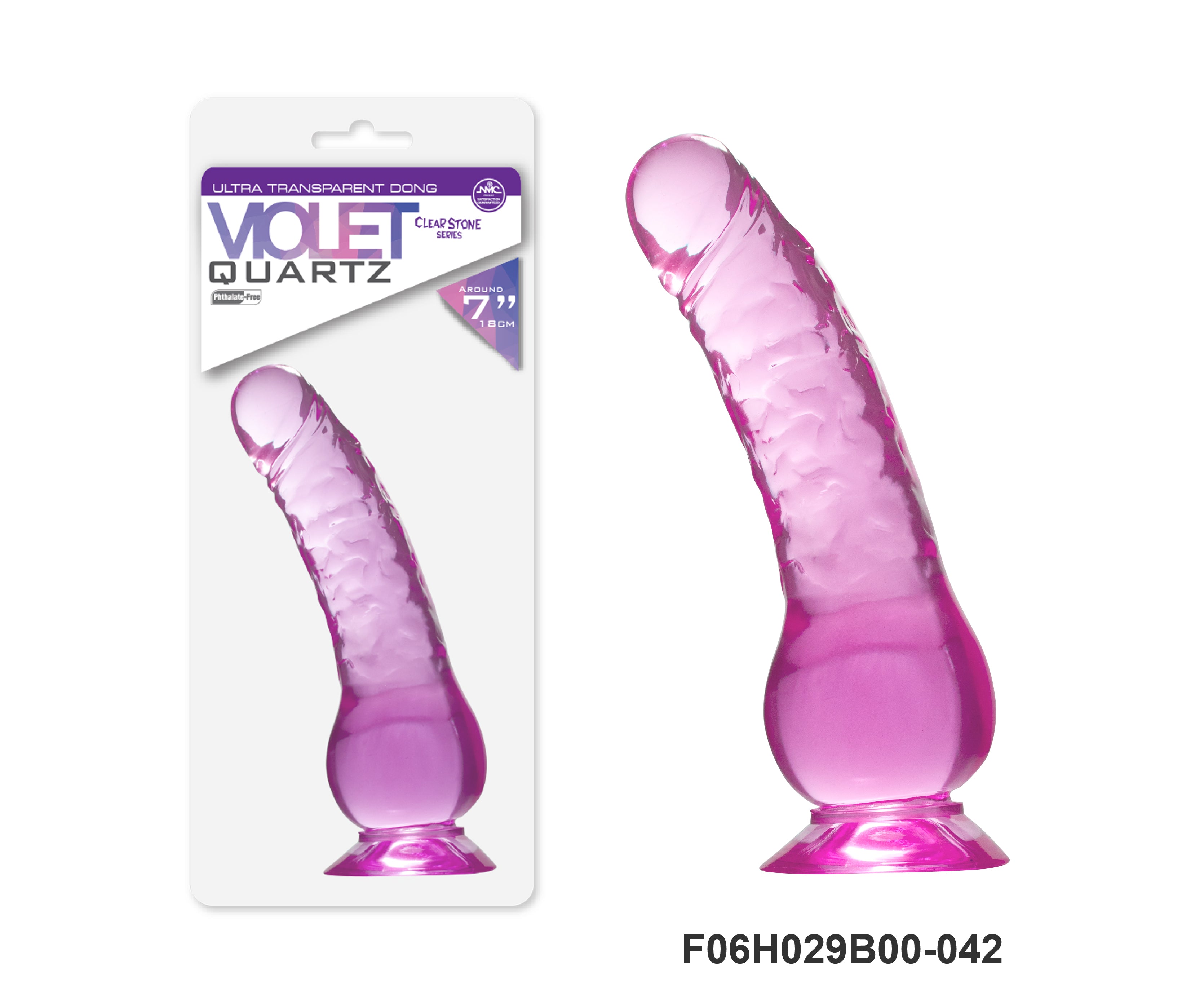 Quartz Dildo 7"