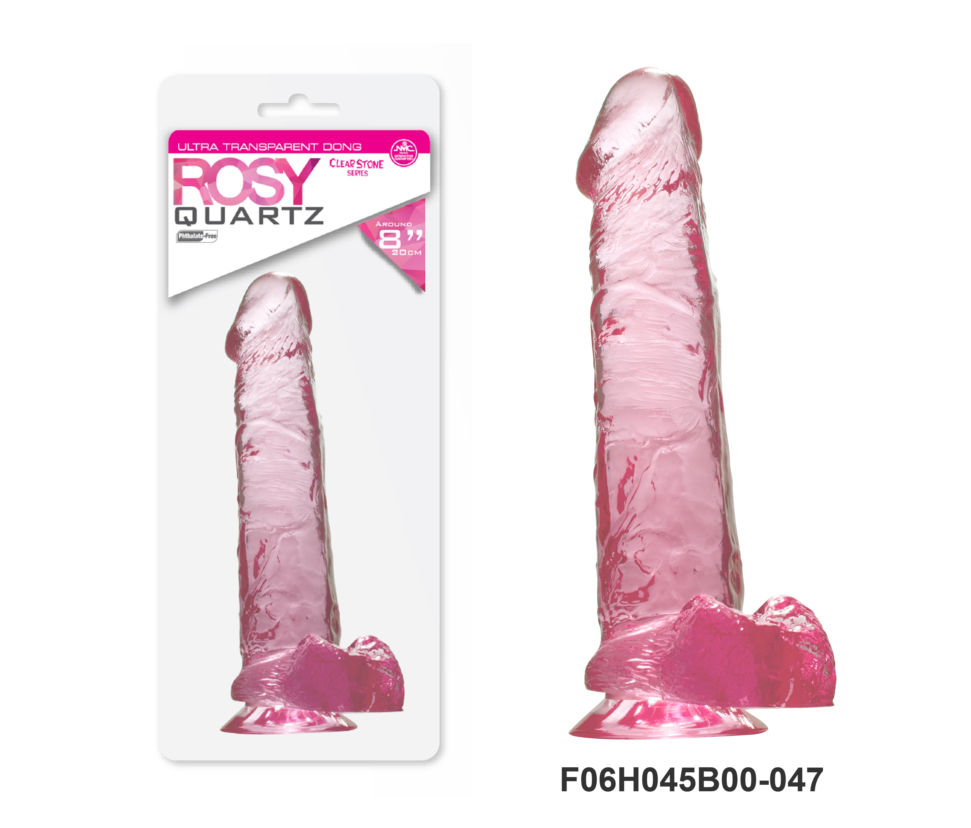 Quartz Dildo 8"