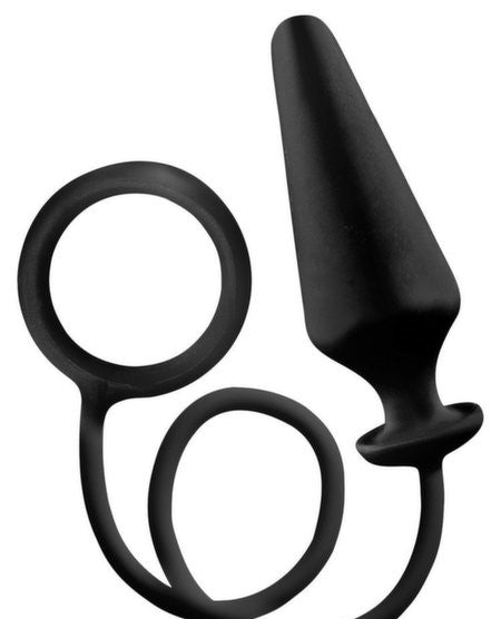 Mens Rover Silicone Butt Plug With Cock Ring