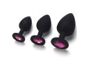 JCW Pleasure Products 3pc Silicone Anal Plugs