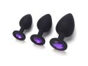 JCW Pleasure Products 3pc Silicone Anal Plugs